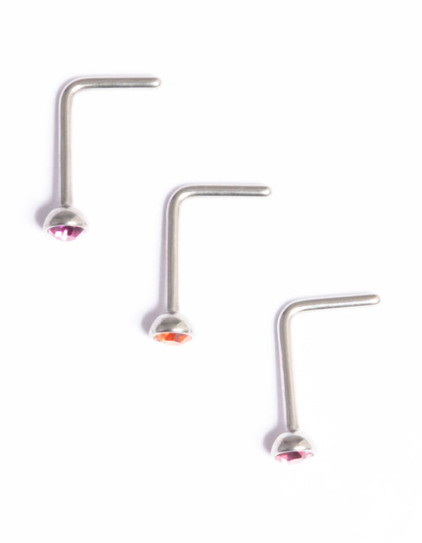 Titanium Colour L Bar Nose Pack