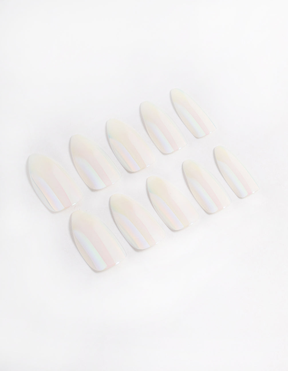 Pearl Iridescent Press On Nails