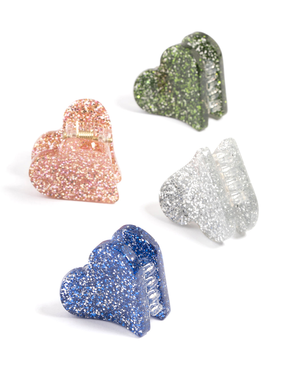 Acrylic Mini Hearts 4-Pack Claw