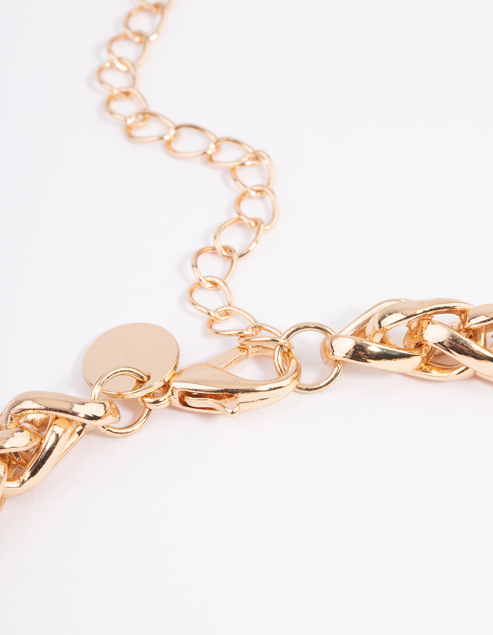 Gold Pearl Love Heart Necklace