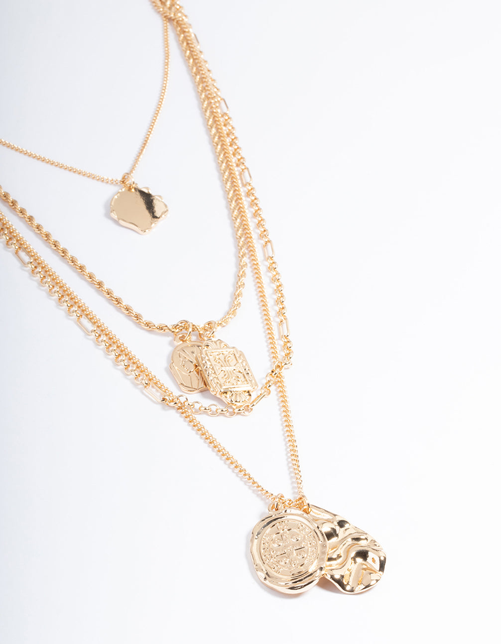 Gold Multi Stone Necklace