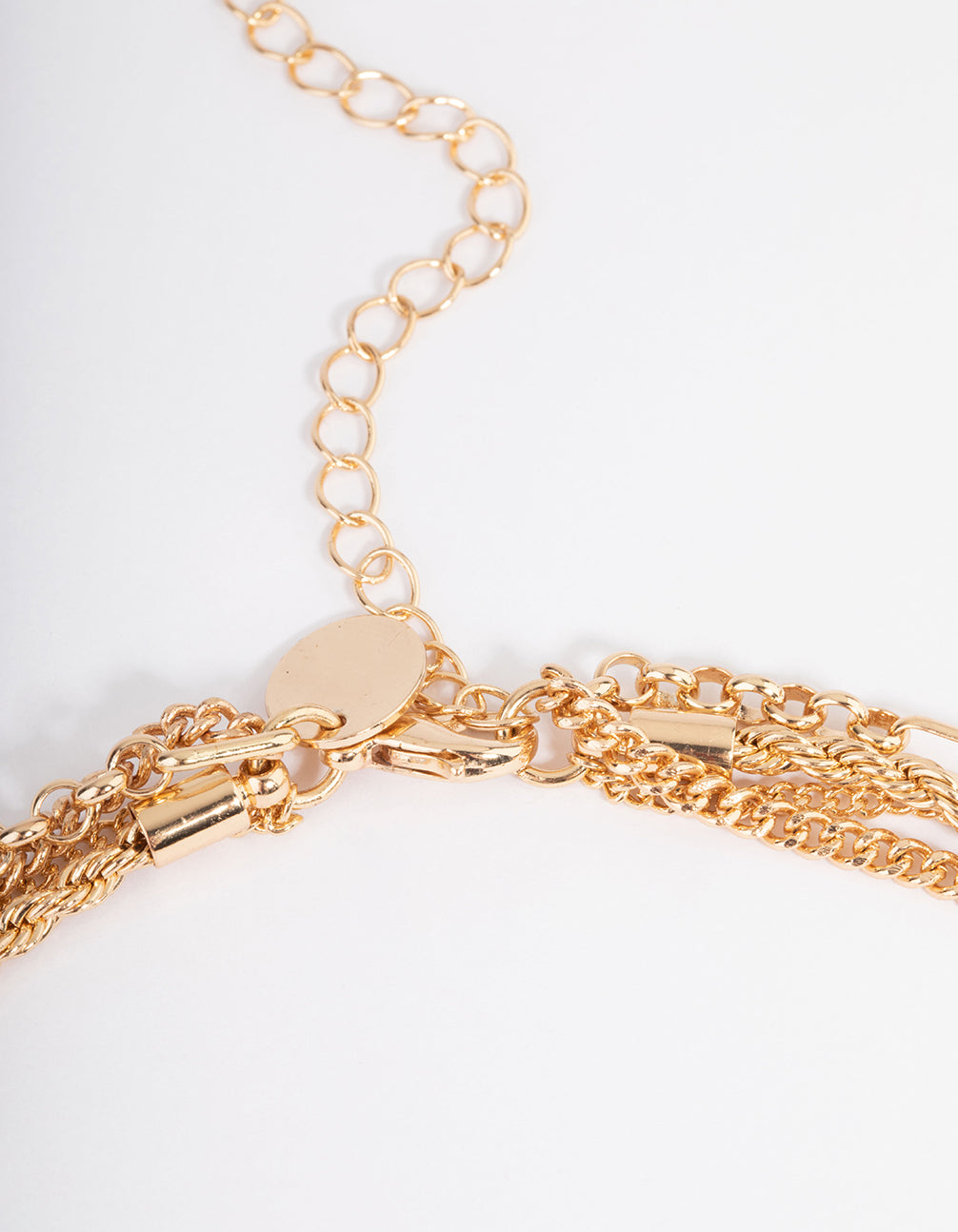 Gold Multi Stone Necklace