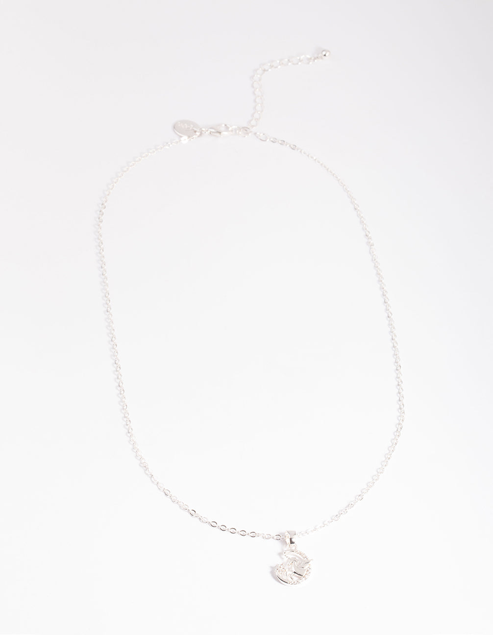 Silver Dainty Unicorn Necklace