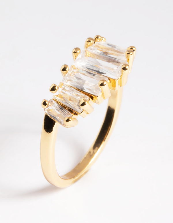 Gold Plated Portrait Crown Ring