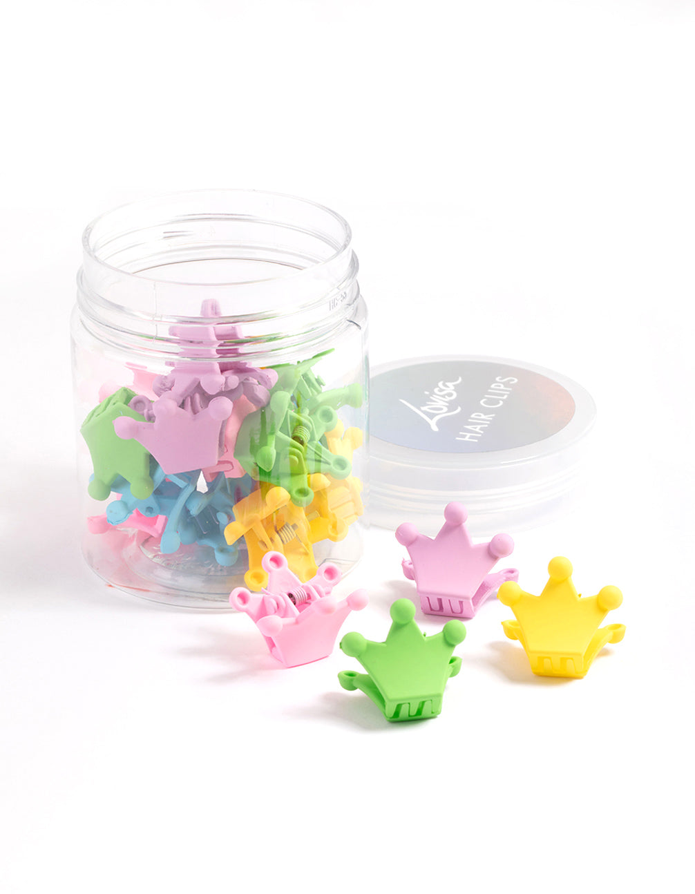 Plastic Mini Crown Claw Tub 20-Pack