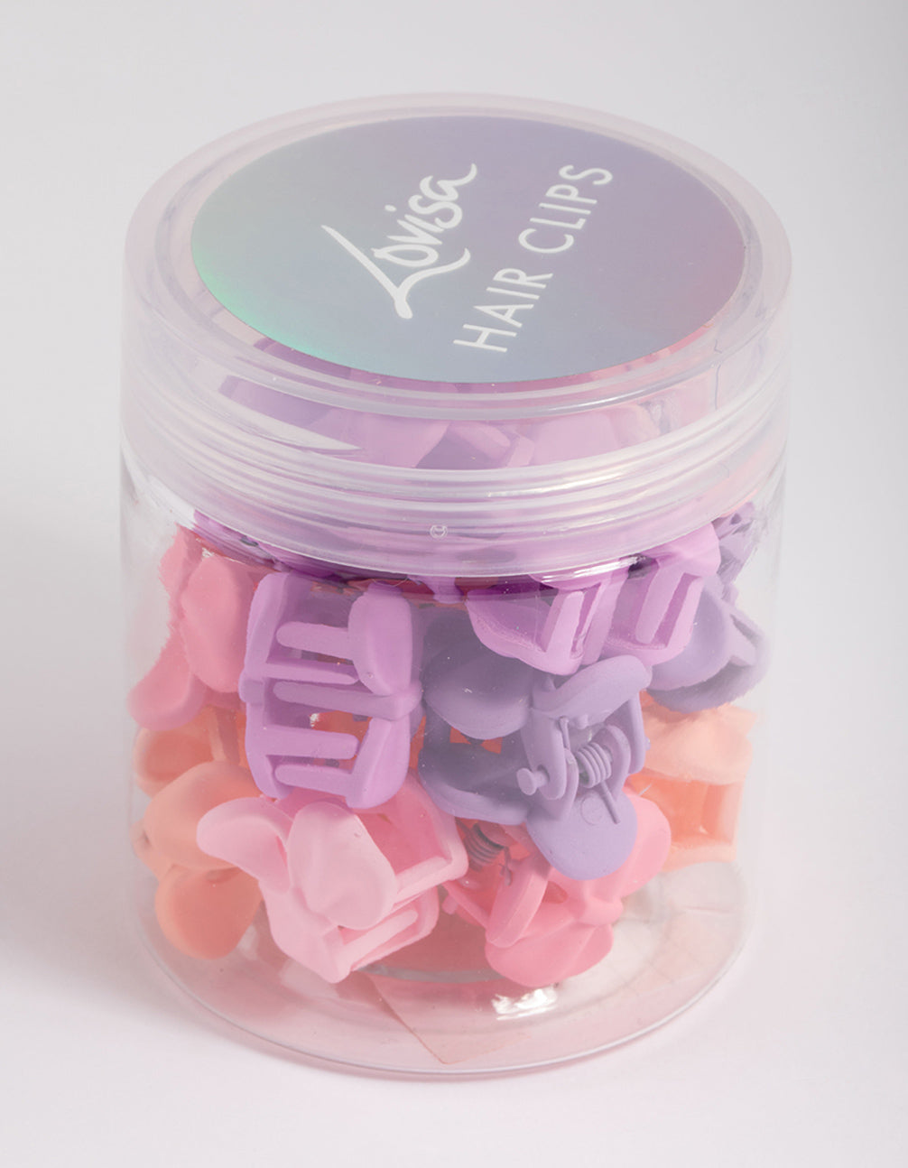Plastic Mini Bows Claw Tub 20-Pack