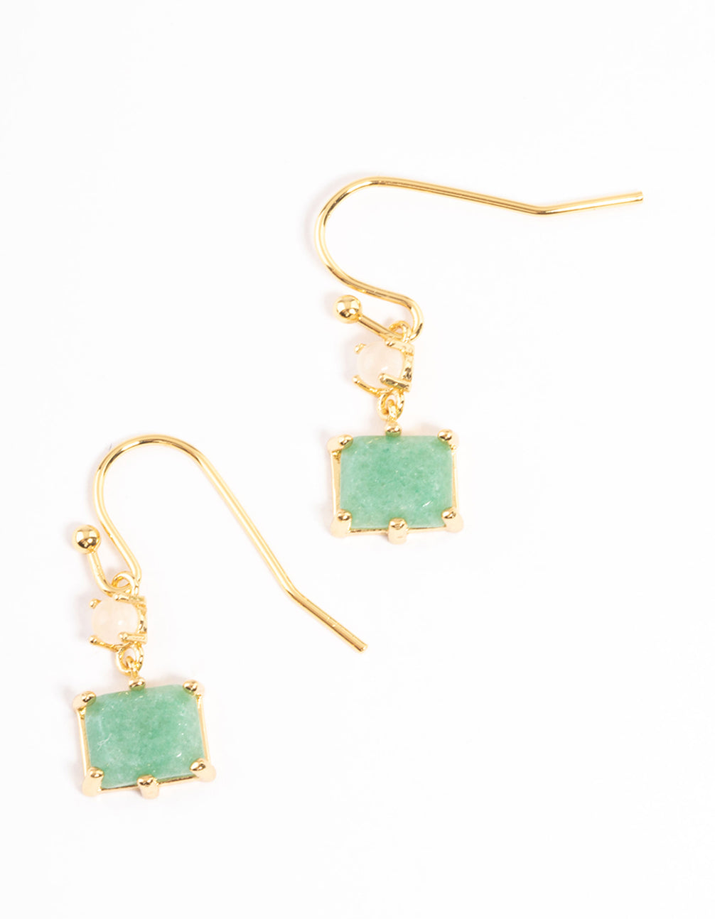 Gold Plated Watermelon Mini Drop Earrings