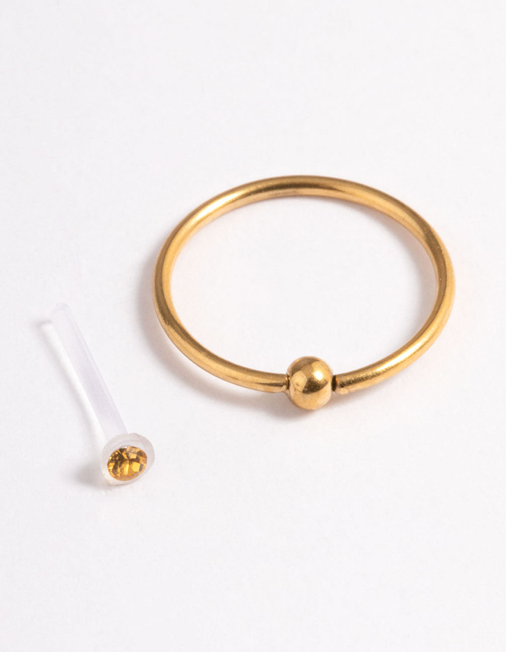 Gold Plated Surgical Steel Bio Snake Nose Ring Pack