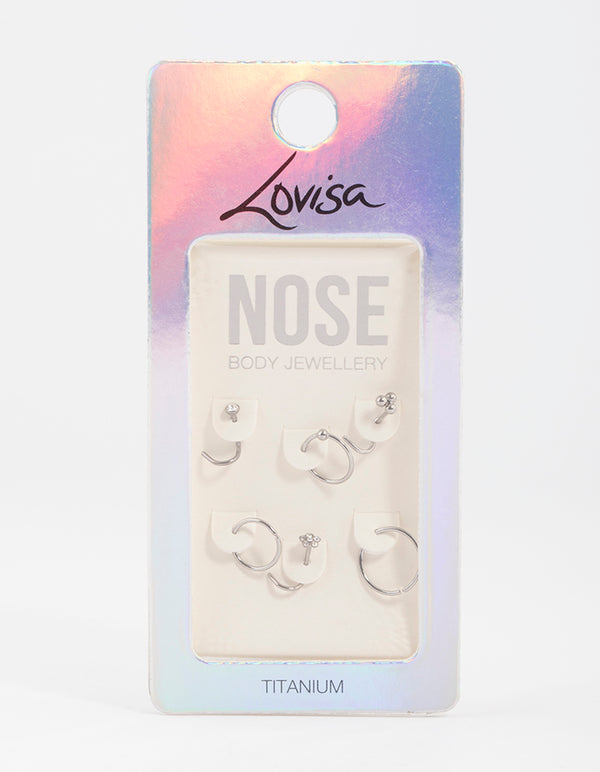 Titanium Flower & Trio Ball Nose 6-Pack