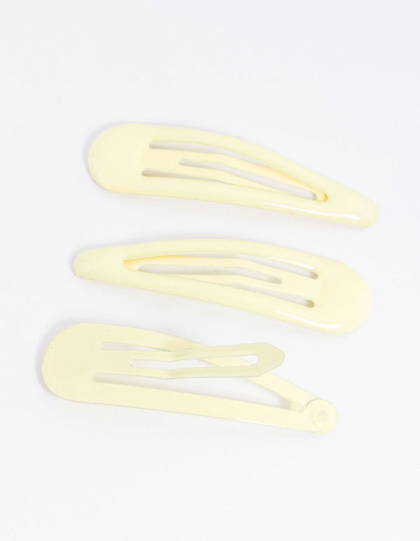 Coated Yellow Mixed Bubble Snap Clip Pack