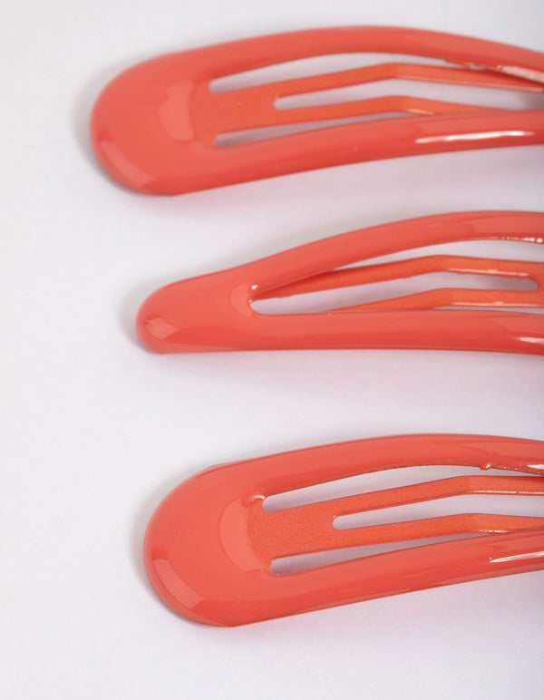 Coated Red Bubble Snap Clip Pack