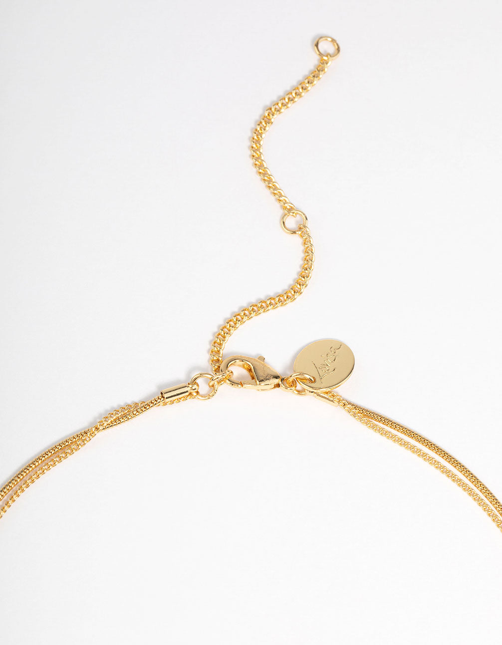 Gold Plated Amazonite Mini Shard Layer Necklace