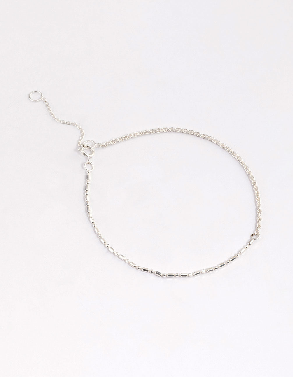 Sterling Silver Mix Link Bracelet