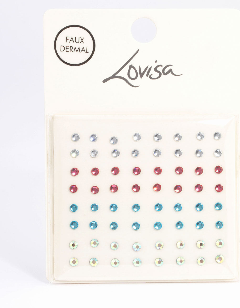 Acrylic Multi Small Face Jewels
