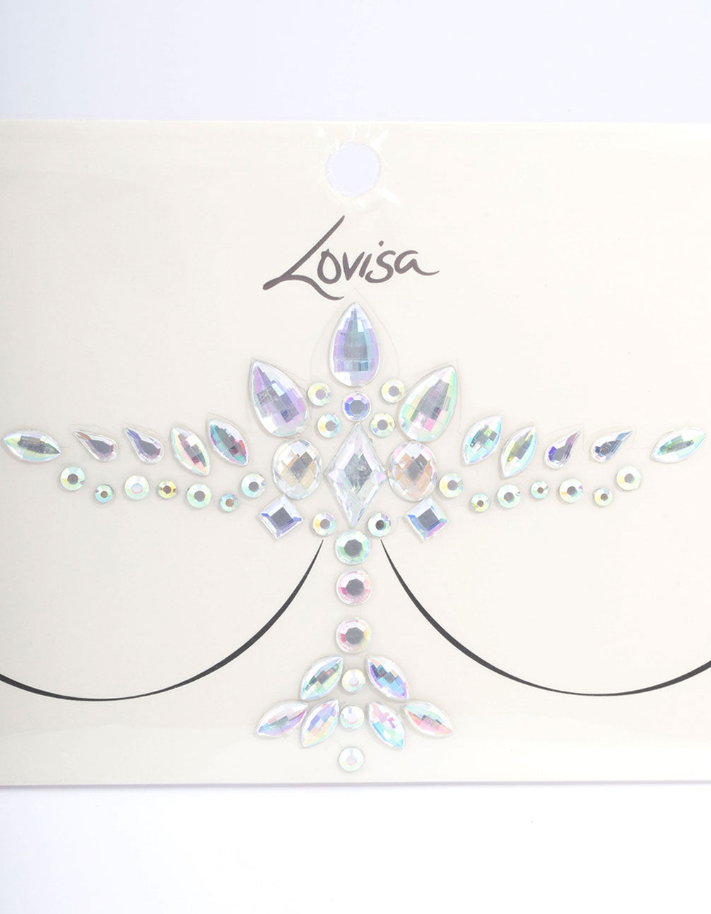Acrylic Crystal Chest Jewels