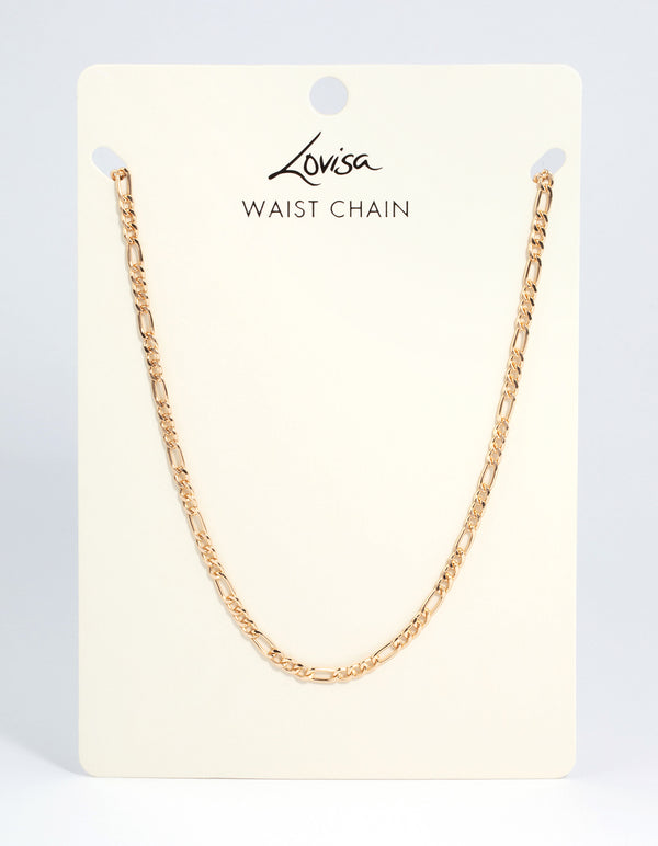 Gold Figaro Waist Chain