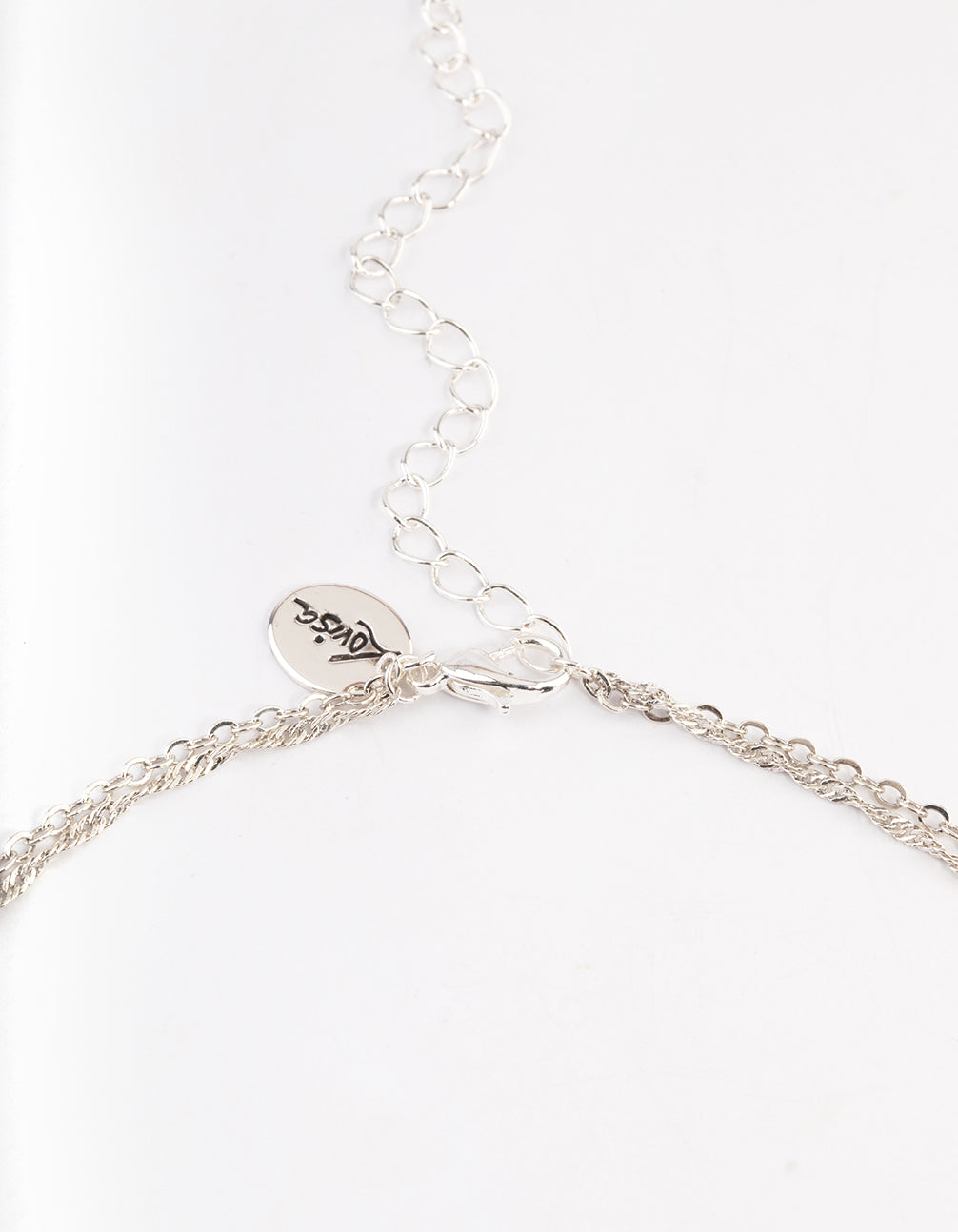 Antique Silver Layered Amethyst Star Necklace