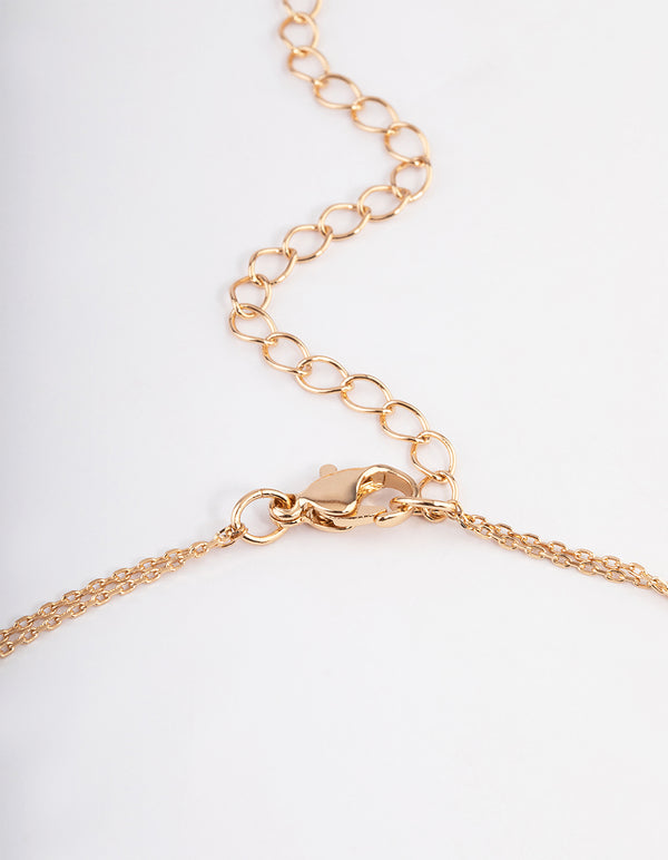 Gold Layered Tiny Charm Necklace