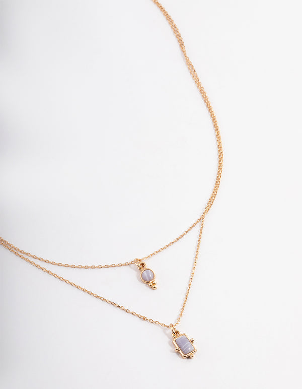 Gold Layered Tiny Charm Necklace