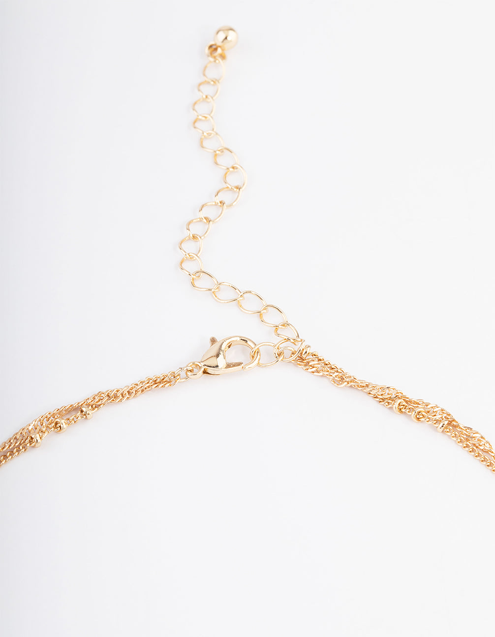Gold Rhodonite Earring & Necklace Set