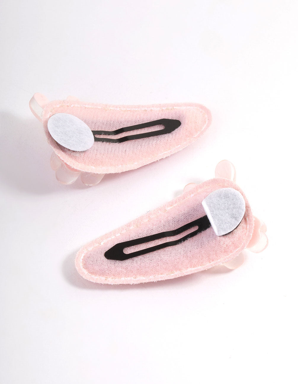 Kids Mixed Metal Bubble Bunny Hair Clips Pack