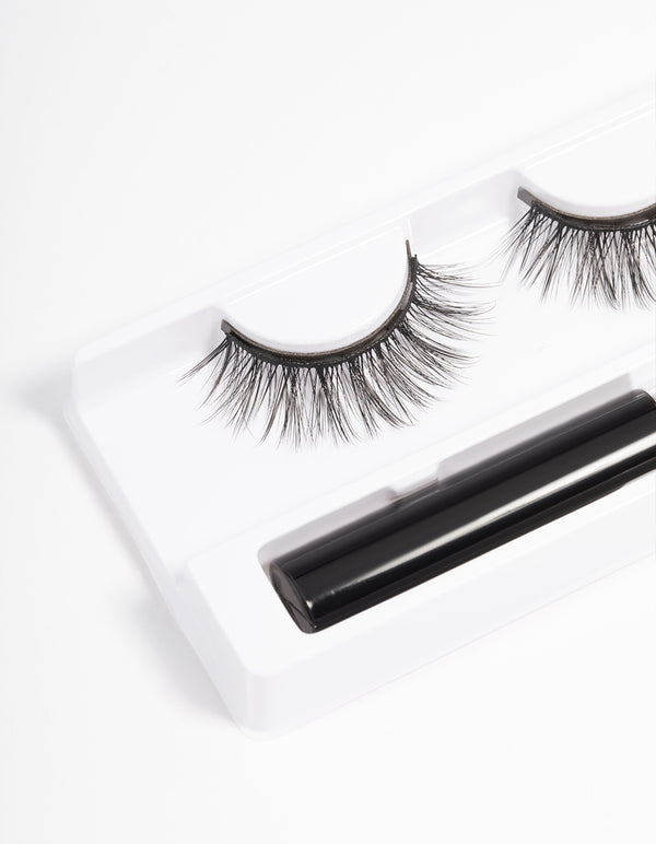 Black Soft Natural Magentic Fake Eyelashes