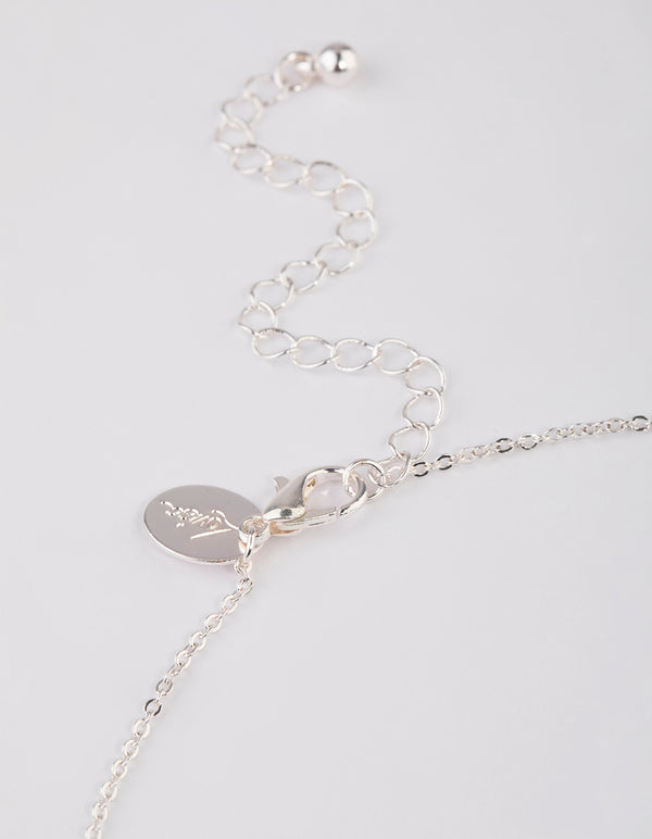 Silver Pearl Choker