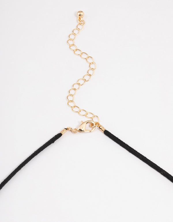 Gold Moon Star Choker