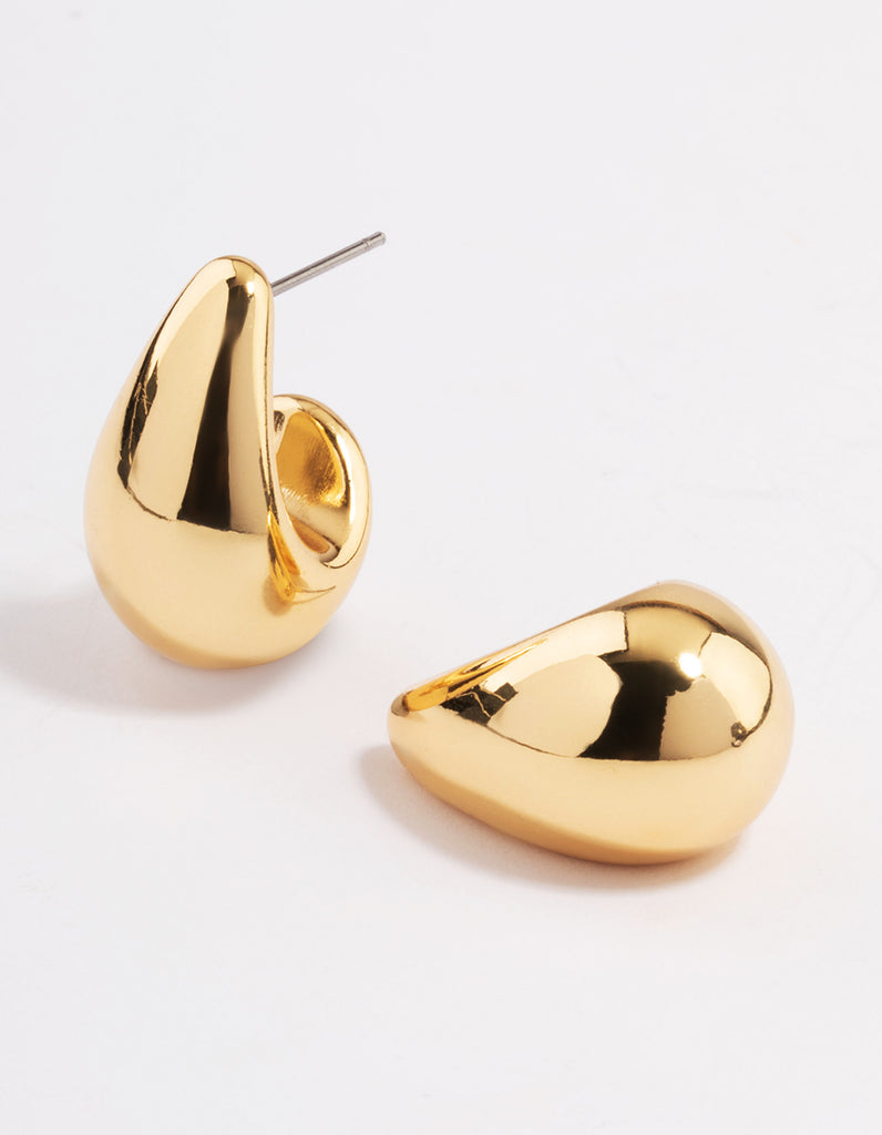 Gold Plated Bubble Drop Stud Earrings Lovisa