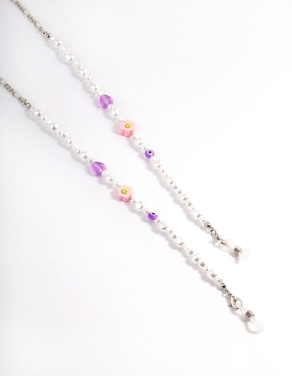 Silver Pearl Fig Classes Chain