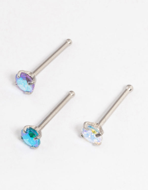 Surgical Steel Colourful Nose Pack