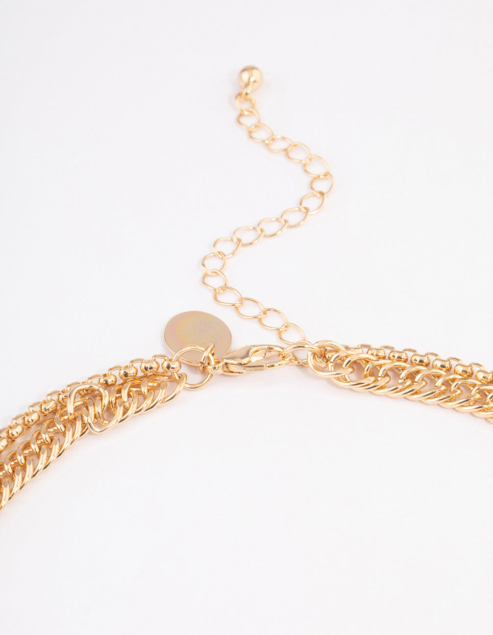 Gold Layered Evil Eye Heart Necklace
