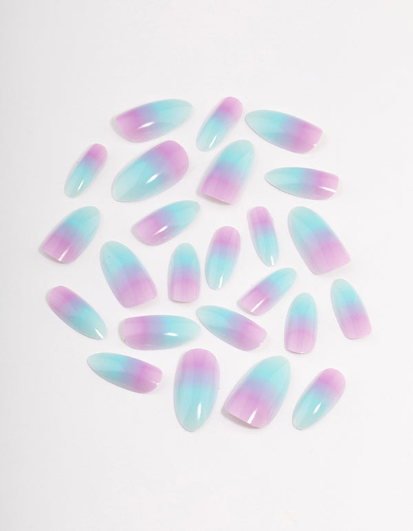 Plastic Ombre Press On Nails