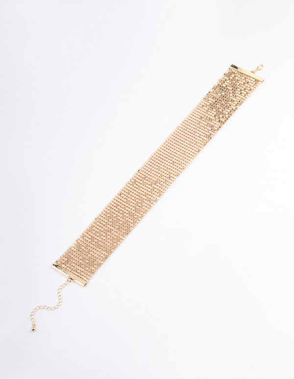 Gold Mesh Thick Choker