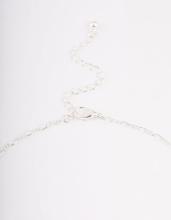 Silver Amethyst & Pearl Necklace