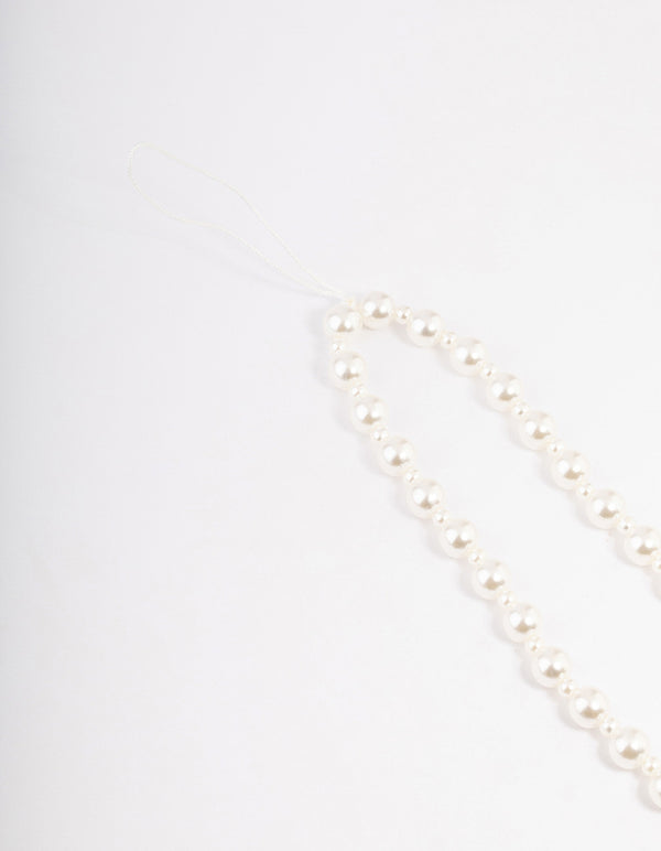 Pearl Phone Charm