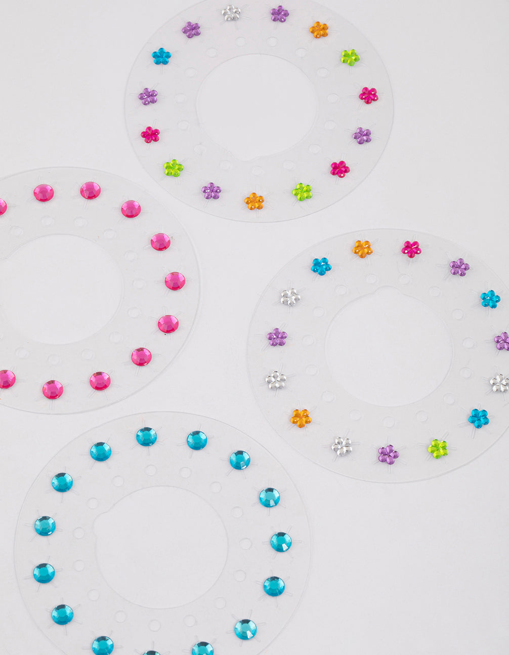 Rainbow Hair Gems Refill 4-Pack (60 Gems)