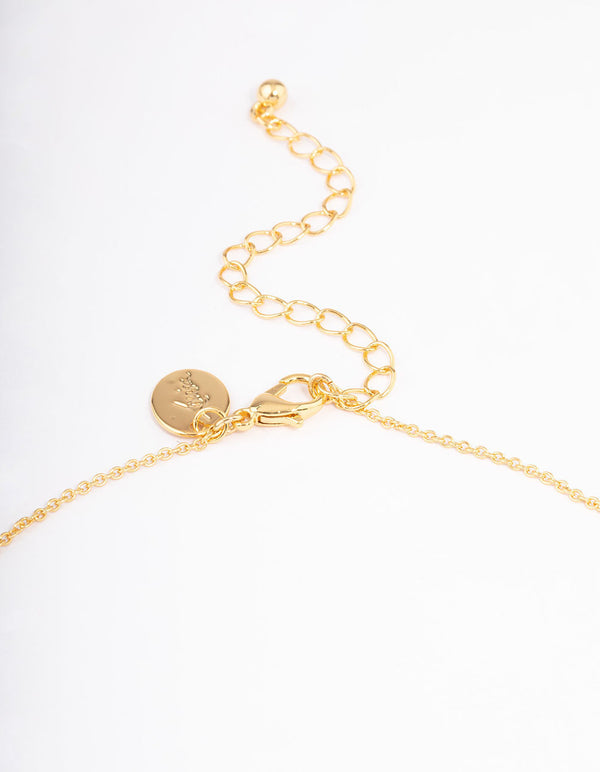 Gold Plated Virgo Coin Pendant Necklace