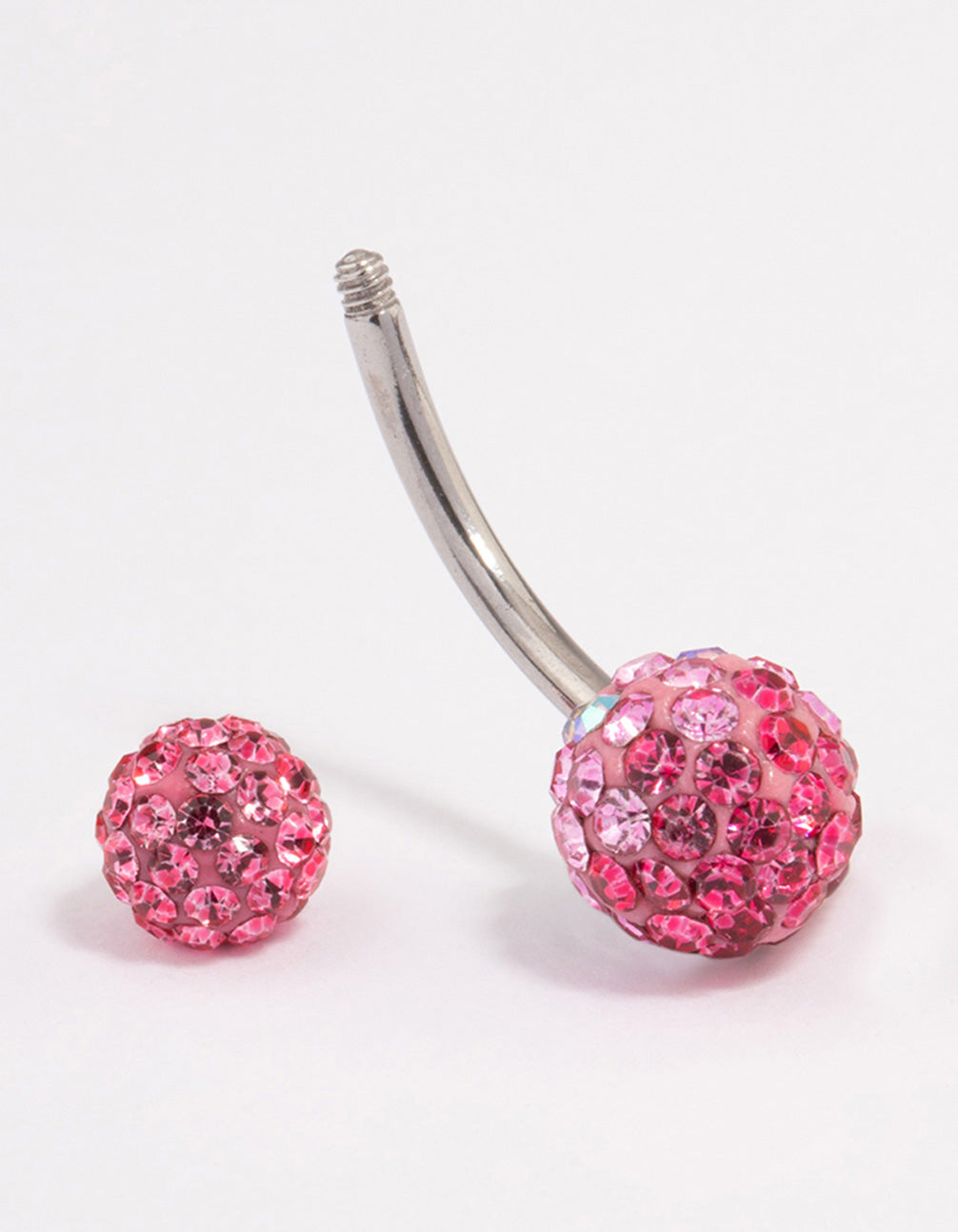 Surgical Steel Disco Ball Belly Ring
