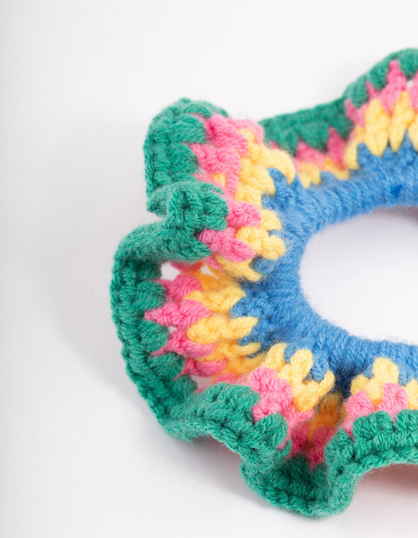 Fabric Cozy Knitted Hair Scrunchie