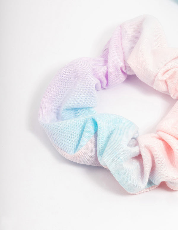 Fabric Tie Dye Hair Scrunchie Pack