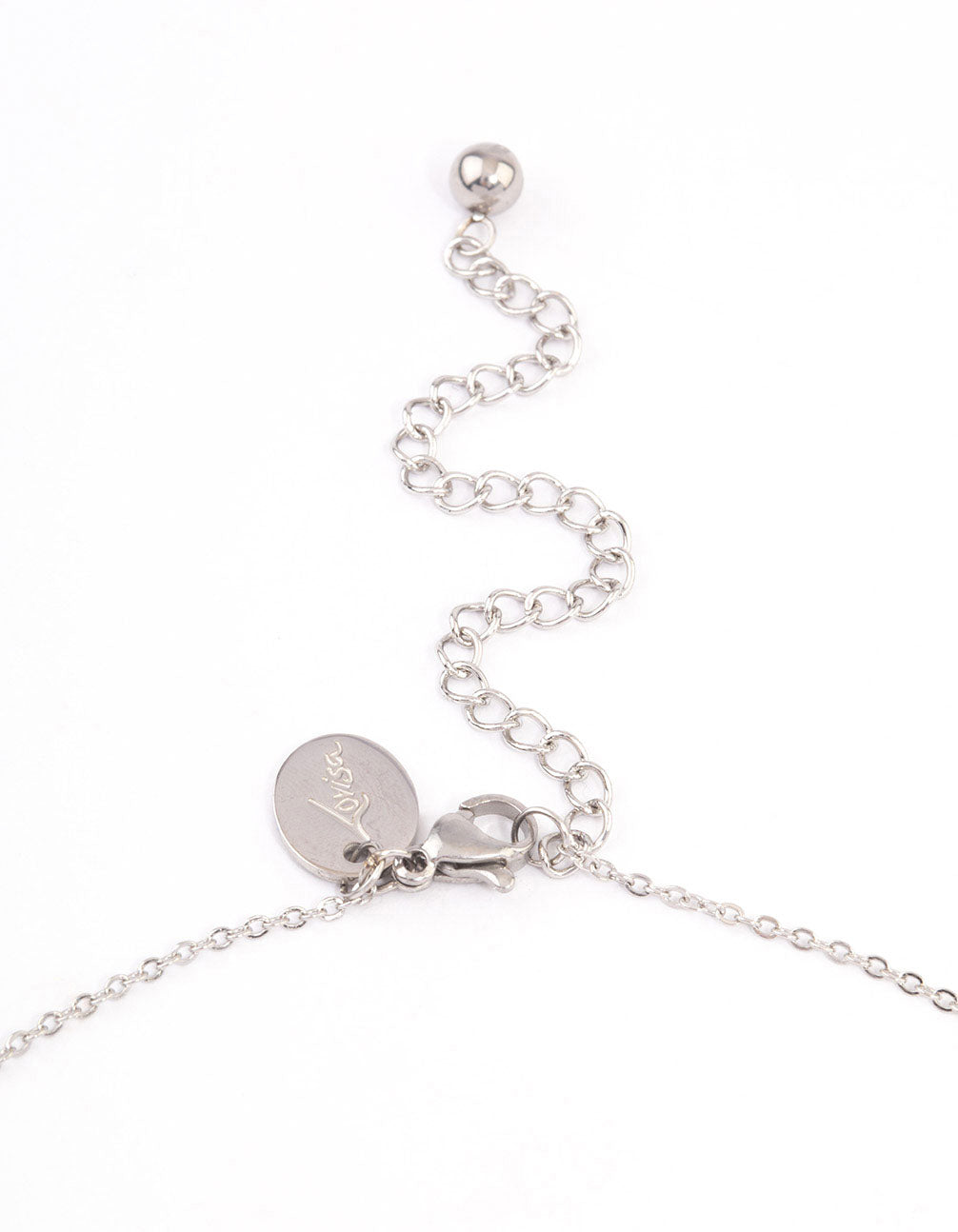 Surgical Steel Cubic Zirconia Statement Heart Pendant Necklace