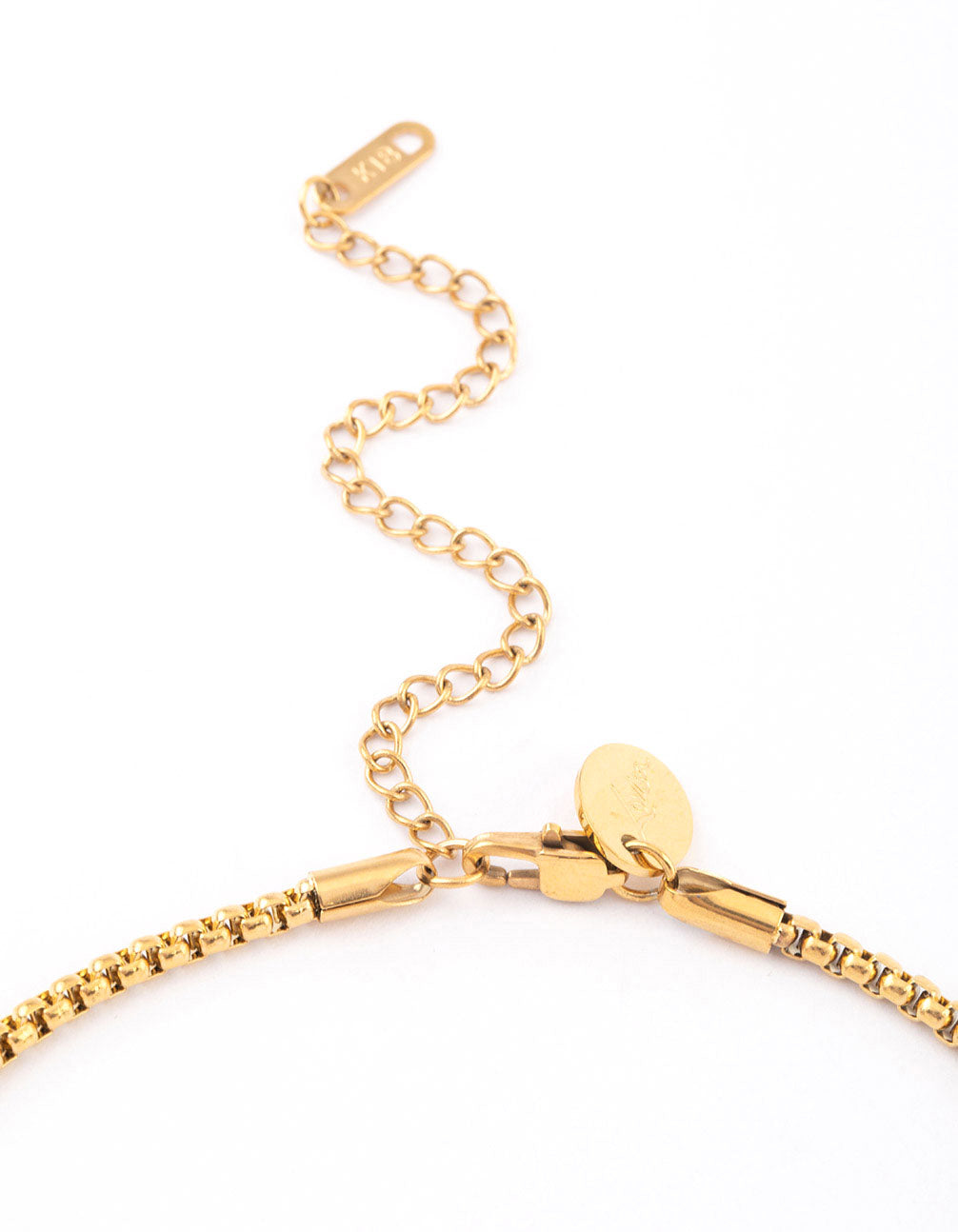 Gold Plated Surgical Steel Box Chain Necklace