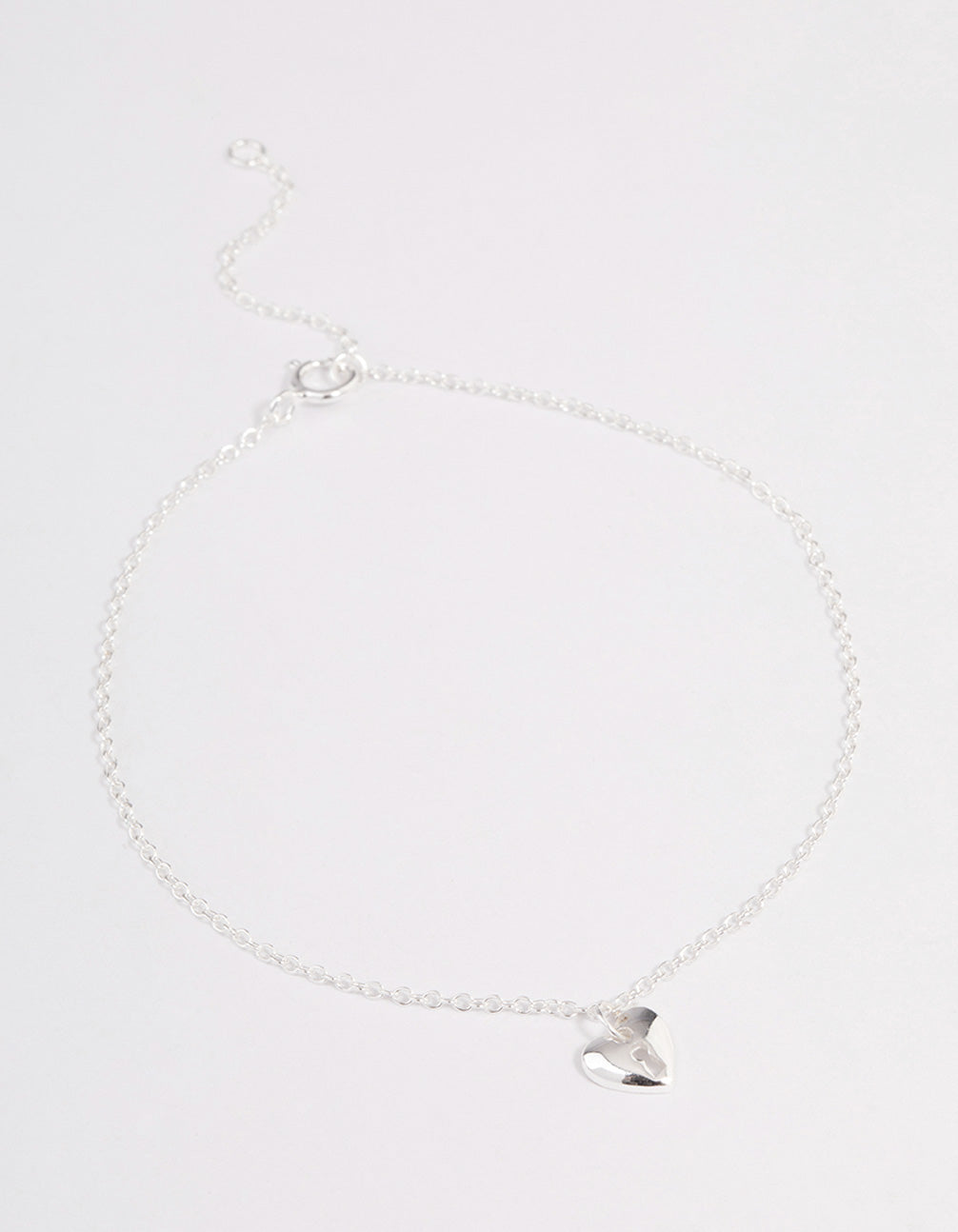 Sterling Silver Heart Locket Bracelet