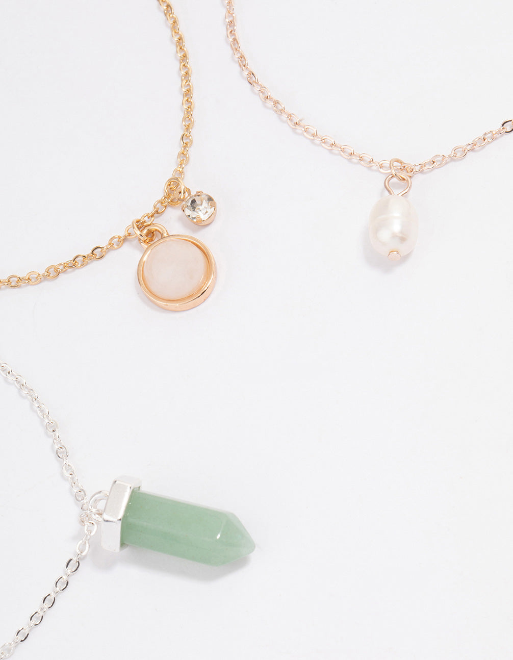 Mixed Semi-Precious Stone & Freshwater Pearl Bracelet Pack