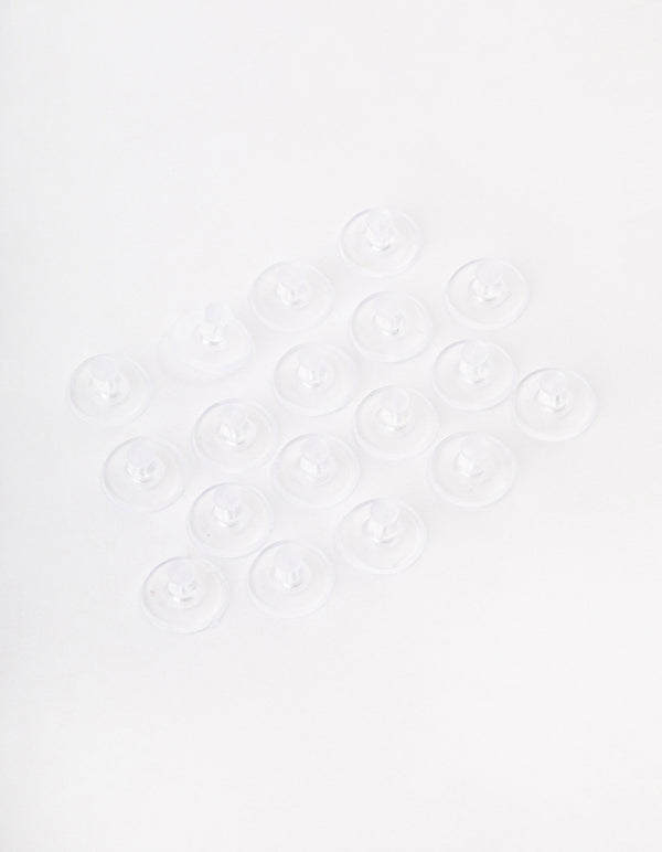 Clear Silicone Supportive Earring Backs