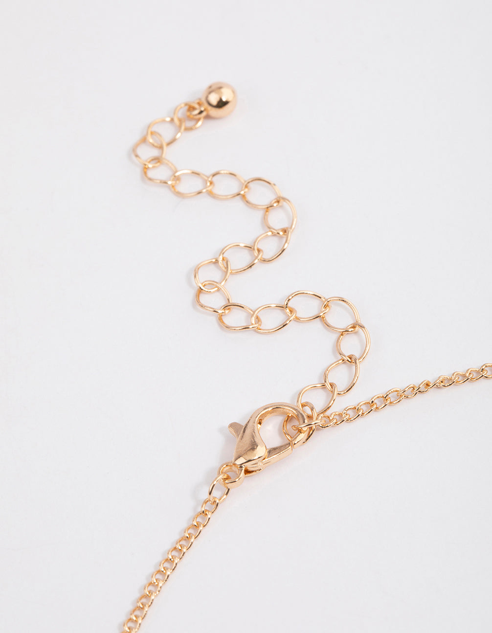 Gold Mini Gummy Bear Pendant Necklace