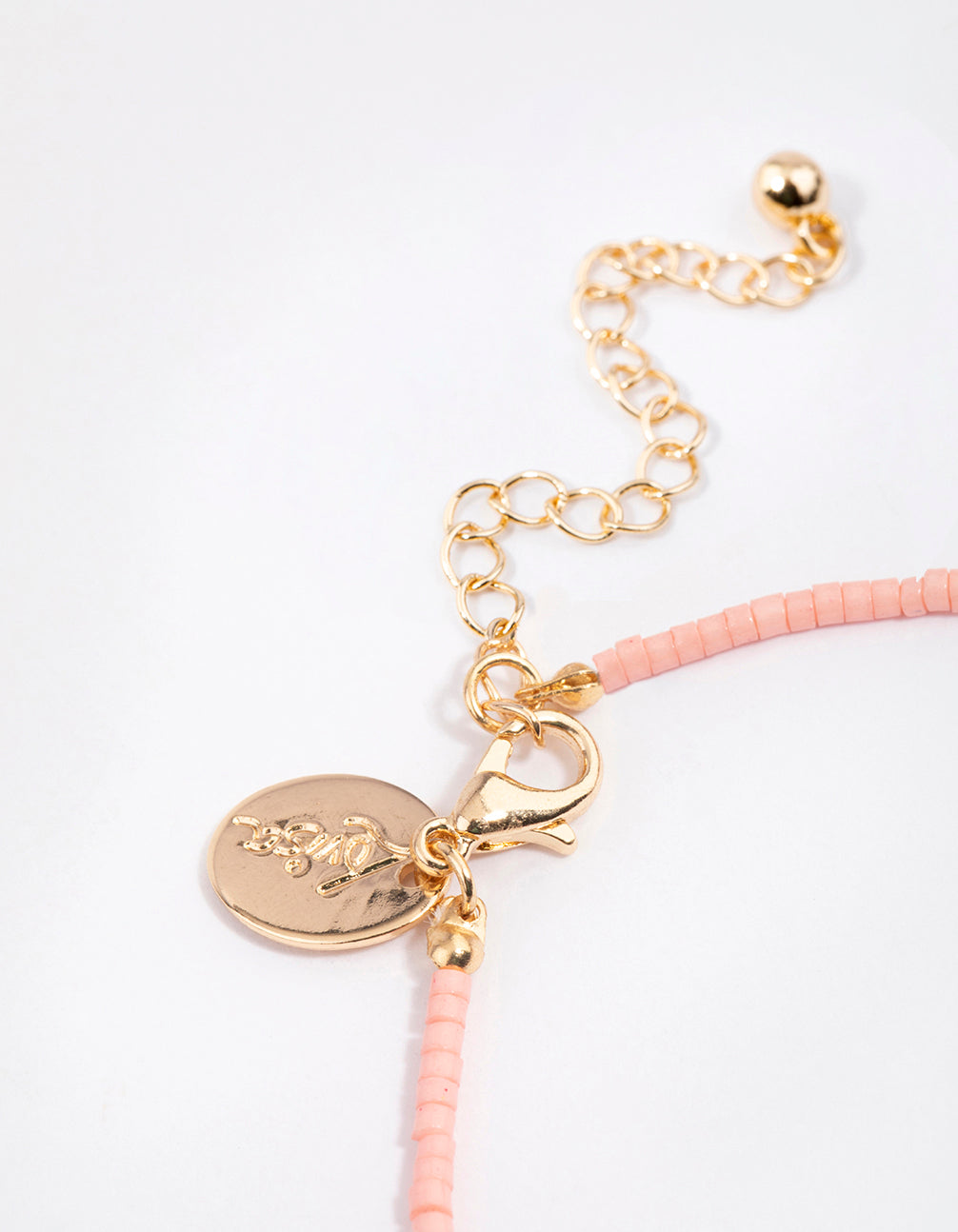 Gold Beaded Flower Bracelet
