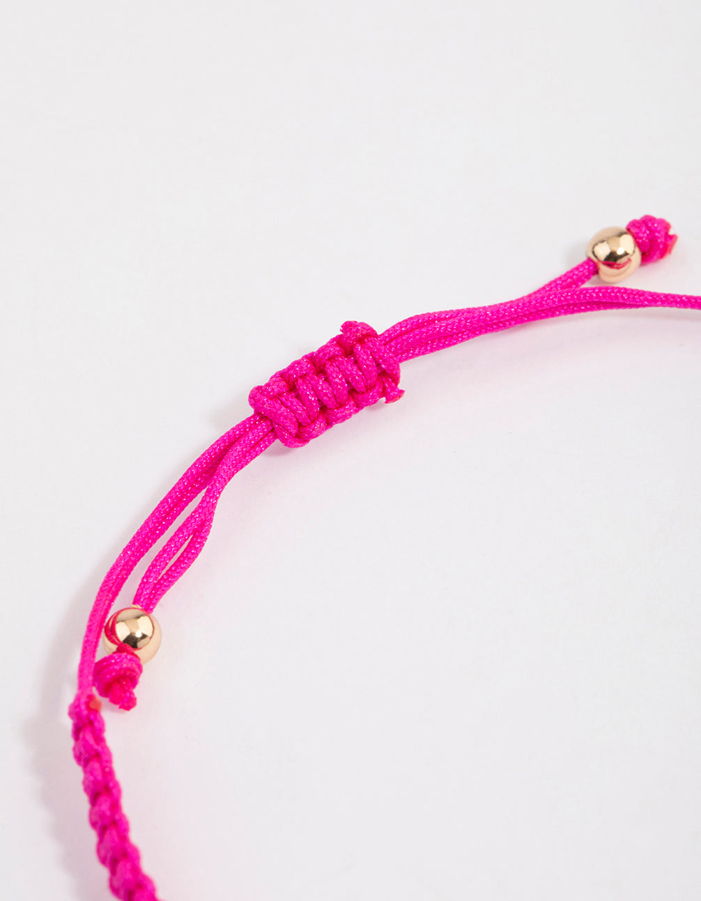 Fabric Diamante Eye Texture Toggle Bracelet