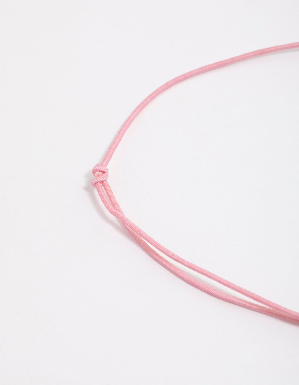 Fabric Mini Semi-Precious Pendant Bracelet
